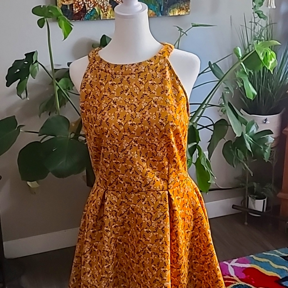 Pleated sundress